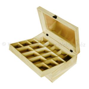 Dupla szintes tárolódoboz  30 x 19 x 10 cm