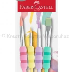 Ecsetkészlet különböző típusok, 4 db-os - FABER-CASTELL