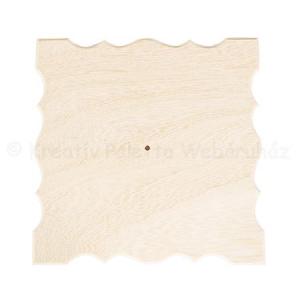 Fa óralap hullámos szélű 32 x 32 cm