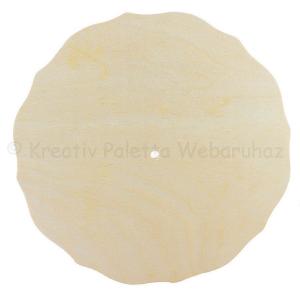 Fa óralap hullámos szélű kerek 40 cm