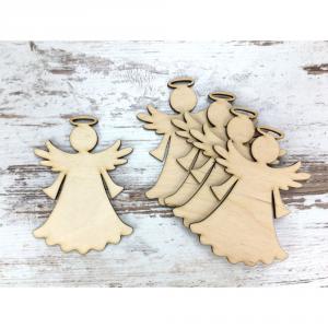 Fafigura - angyalka 10 cm