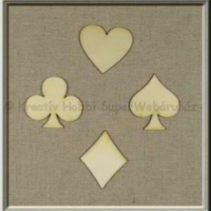 Fafigura - francia kártya jelek