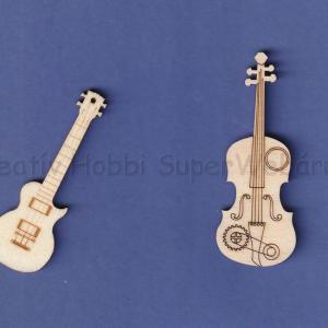 Fafigura - hangszerek