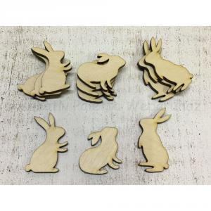 Fafigura - húsvéti nyuszi 3 db