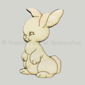 Fafigura - húsvéti nyuszi 8 cm