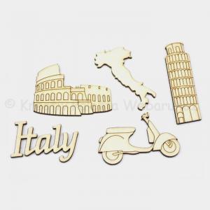 Fafigura - utazás Italy 5 db