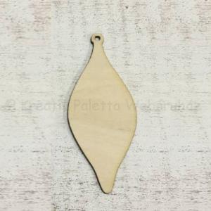 Falap - karácsonyfadísz csepp 12 cm