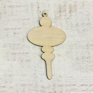 Falap - karácsonyfadísz jégcsap 12 cm