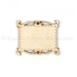 Falap - tábla íves szegéllyel 6 x 5 cm