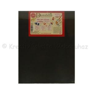 Fekete feszített vászon 30 x 40 cm