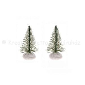 Fenyő dekoráció 6 cm 2 db - zöld