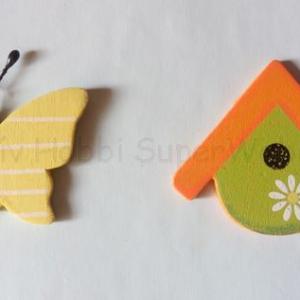 Festett fafigura, többféle