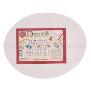 Feszített vászon ovális 25 x 20 cm