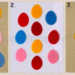 Filcfigura - húsvéti tojások