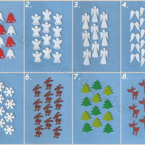 Filcfigura - karácsonyi  MINI
