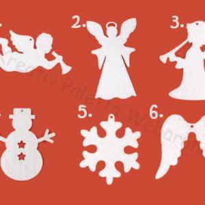 Filcfigura - karácsonyi többféle, 1 db