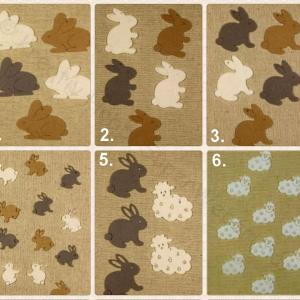 Filcfigura - nyuszi, bárány