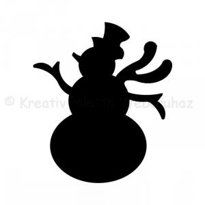 Formalyukasztó 25 mm - hóember