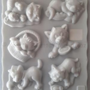 Gipszkiöntő - cicák