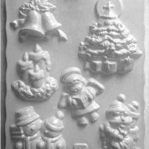 Gipszkiöntő - karácsonyi minták