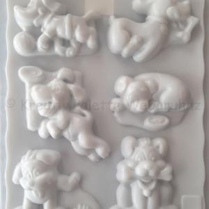 Gipszkiöntő - kutyák