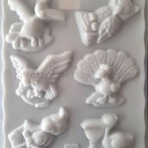 Gipszkiöntő - madarak