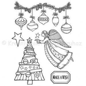 Gumi pecsételő - karácsony 14 x 18 cm