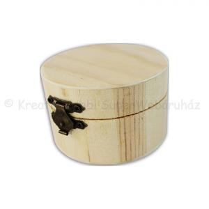 Hengeres doboz csatos 8 x 5 cm
