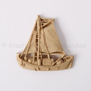 Hőre lágyuló fa - Hajó 5 x 5 cm