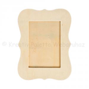 Hullámos fa képkeret 20,5 x 15,5 cm