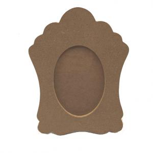 Hullámos szélű MDF képkeret 12 x 17 cm