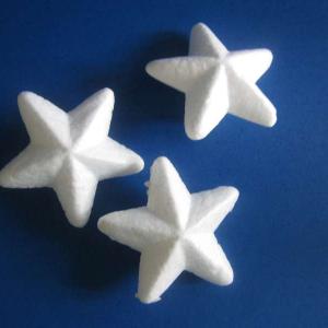 Hungarocell (polisztirol) csillag 6 cm, 3 db/cs