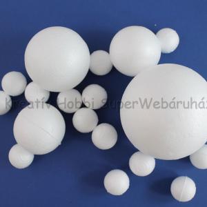 Hungarocell- polisztirol gömb 12 cm Ø