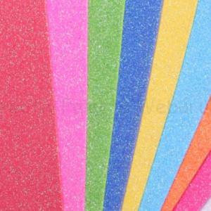Irizáló glitteres öntapadós dekorgumi 2 mm, A4
