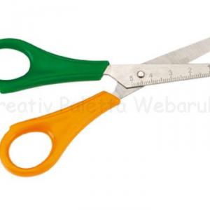 Iskolai gyerekolló balkezes 13 cm lekerekített hegy