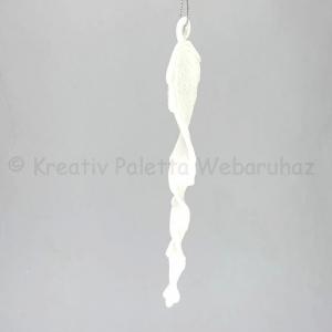 Karácsonyfadísz - jégcsap 22 cm