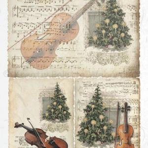 Karácsonyi rizspapír A4