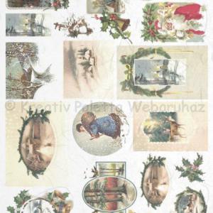 Karácsonyi rizspapír A4