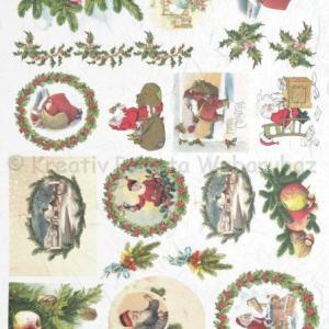 Karácsonyi rizspapír A4