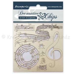 Karton chipboard 14 x 14 cm - zene