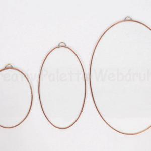 Keretezett üveglap - ovális