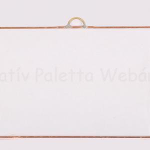 Keretezett üveglap - téglalap