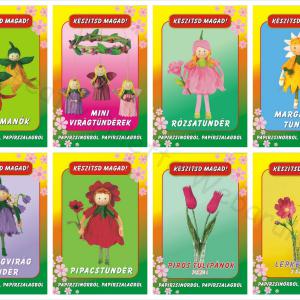 Készítsd magad papírzsinórból, papírszalagból - Virágtündérek