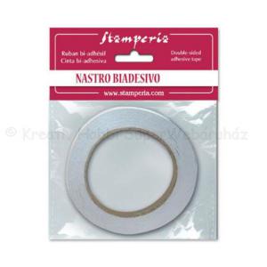 Kétoldalas ragasztószalag  0,5 vagy 1,5 cm széles, 10 m
