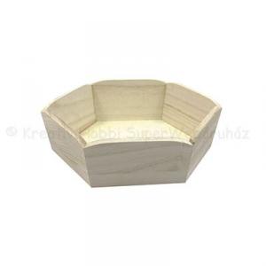 Kínáló, hatszög alakú  21 x 24 x 6,5 cm