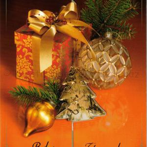 Kinyitható leporelló képeslap - karácsony