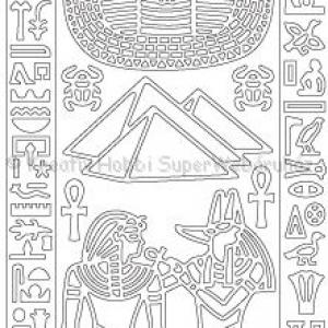 Kontúrmatrica - Fáraó