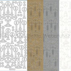 Kontúrmatrica - gyertyák