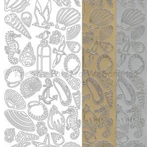 Kontúrmatrica - kagylók, tengeri élőlények