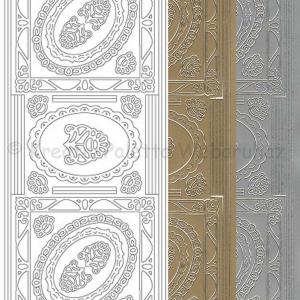 Kontúrmatrica - keretek, sorminták, ezüst